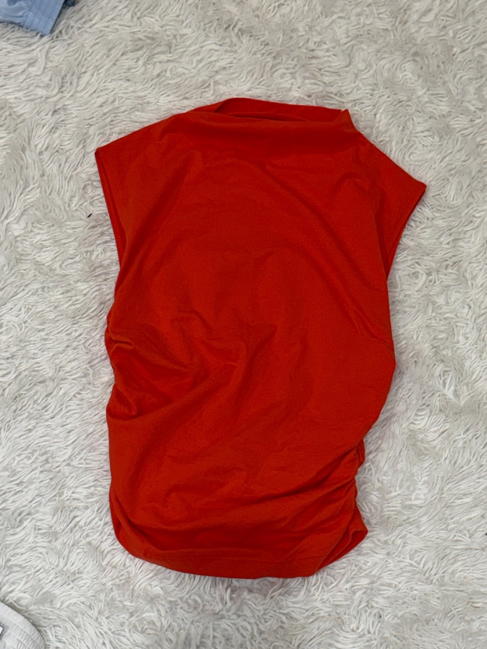 Anthropologie Maeve Bright Red Sleeveless Tank Top blouse